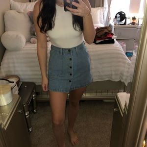 Denim Mini Skirt